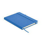 DIN A5 Notizbuch PU Blau als Werbeartikel mit Logodruck
