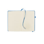 DIN A5 Notizbuch PU Blau von oben
