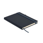 DIN A5 Notizbuch PU Blau als Werbeartikel mit Logodruck