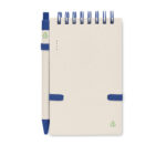 DIN A6 Notizbuch-Set Blau, Rückansicht