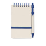 DIN A6 Notizbuch-Set Blau, Seitenansicht