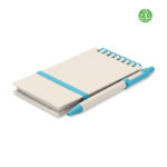 DIN A6 Notizbuch-Set Blau als Werbeartikel mit Logodruck