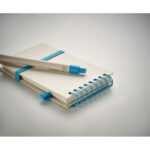 DIN A6 Notizbuch-Set Blau, Detailaufnahme des Materials