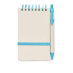 DIN A6 Notizbuch-Set Blau, Seitenansicht
