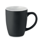 Kaffeebecher, matt 290 ml Weiß als Werbeartikel mit Logodruck