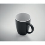 Kaffeebecher, matt 290 ml Weiß, geöffnet dargestellt