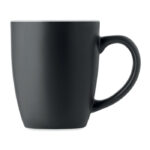 Kaffeebecher, matt 290 ml Weiß, Seitenansicht