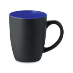 Kaffeebecher, matt 290 ml Blau als Werbeartikel mit Logodruck