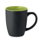 Kaffeebecher, matt 290 ml Gruen als Werbeartikel mit Logodruck