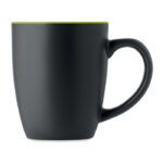 Kaffeebecher, matt 290 ml Gruen, Seitenansicht