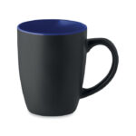 Kaffeebecher, matt 290 ml Blau als Werbeartikel mit Logodruck