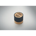 Wireless Lautsprecher Schwarz, Detailaufnahme des Materials