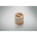 Wireless Lautsprecher Braun, Detailaufnahme des Materials