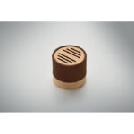 Wireless Lautsprecher Braun, Detailaufnahme des Materials