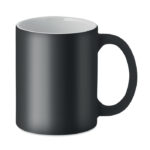 Kaffeebecher, matt 300 ml Schwarz als Werbeartikel mit Logodruck