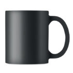Kaffeebecher, matt 300 ml Schwarz, Seitenansicht