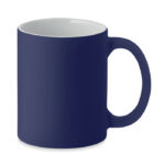 Kaffeebecher, matt 300 ml Blau als Werbeartikel mit Logodruck