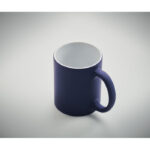 Kaffeebecher, matt 300 ml Blau, Detailaufnahme des Materials