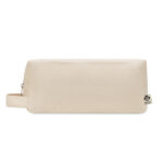 Kosmetiktasche Canvas 220 g/m² Braun, Seitenansicht