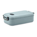 Lunchbox PP 800 ml Grau als Werbeartikel mit Logodruck