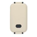 Lunchbox PP 800 ml Braun, geöffnet dargestellt