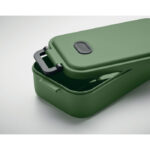 Lunchbox PP 800 ml Gruen, Detailaufnahme des Materials