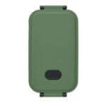Lunchbox PP 800 ml Gruen, geöffnet dargestellt