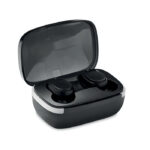 TWS 5.0 wireless Ohrhörer-Set als Werbeartikel mit Logodruck