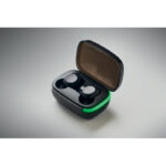 TWS 5.0 wireless Ohrhörer-Set, Detailaufnahme des Materials
