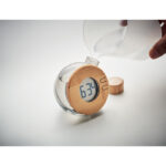 Wasserbetriebene LCD-Uhr, Detailaufnahme des Materials