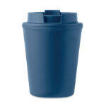 Becher PP 300 ml Blau, Rückansicht