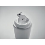 Becher PP 300 ml Weiß, Detailaufnahme des Materials