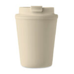 Becher PP 300 ml Braun, geöffnet dargestellt