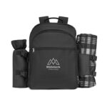 Picknick Rucksack mit markiertem Druckbereich für Ihr Logo