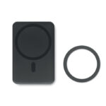 Powerbank mit Ladestation 15W Schwarz, Rückansicht