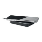 Powerbank mit Ladestation 15W Schwarz, Seitenansicht