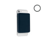 Powerbank mit Ladestation 15W Blau als Werbeartikel mit Logodruck