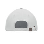 Baseball cap 5 panels 260g/m² Weiß, Rückansicht