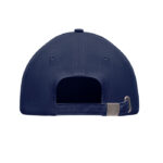 Baseball cap 5 panels 260g/m² Blau, Rückansicht