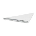 Bandana Polycotton Weiß, geöffnet dargestellt