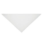 Bandana Polycotton Weiß, Seitenansicht