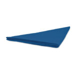 Bandana Polycotton Blau, geöffnet dargestellt