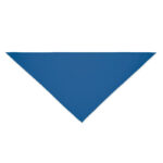 Bandana Polycotton Blau, Seitenansicht