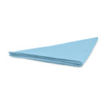 Bandana Polycotton Blau, geöffnet dargestellt