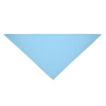 Bandana Polycotton Blau, Seitenansicht