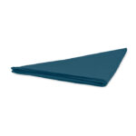 Bandana Polycotton Blau, geöffnet dargestellt