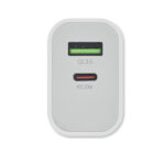 18W 2-Port USB-Ladegerät EU-Ste, Seitenansicht