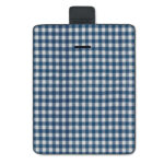 Picknick Decke RPET-Fleece Blau, Rückansicht