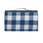 Picknick Decke RPET-Fleece Blau, Seitenansicht