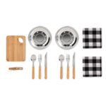 Picknick-Set, geöffnet dargestellt